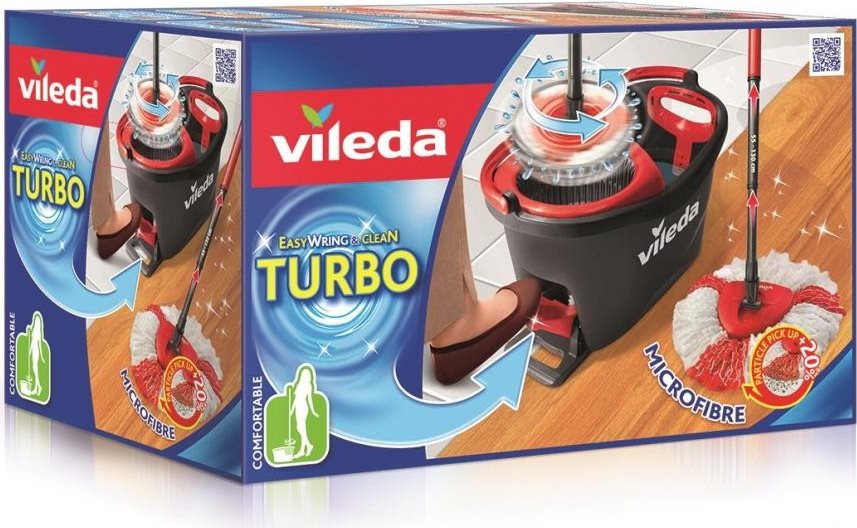Vileda Easy Wring & Clean Turbo Bodenreinigung Komplettset (151153) von Vileda