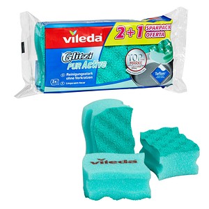 vileda Glitzi PUR Active Topfreiniger, 3 St. von Vileda