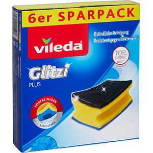 vileda Glitzi plus Topfreiniger, 6 St. von Vileda