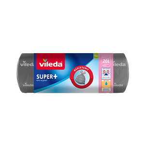 vileda Müllbeutel SUPER+ 20,0 l grau, 15 St. vileda Müllbeutel SUPER+ 20,0 l grau, 15 St. von Vileda