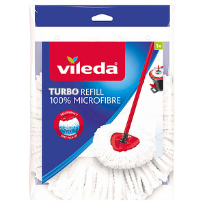 vileda TURBO REFILL Wischmopp-Ersatzkopf Mikrofaser 30 °C waschbar, 1 St. von Vileda