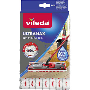 vileda ULTRAMAX Wischbezug für Bodenwischer Mikrofaser 60 °C waschbar, 1 St. von Vileda