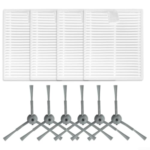 Ersatz-Seitenbürstenfilter für L20 und für Honiture V8 Pro Roboter-Staubsauger, Reiniger und gesündere Umgebung, schnelle Installation Ersatz-Seitenbürstenfilter für L20 und für Honiture V8 Pro Roboter-Staubsauger, Reiniger und gesündere Umgebung, schnelle Installation von Vilgftyiet