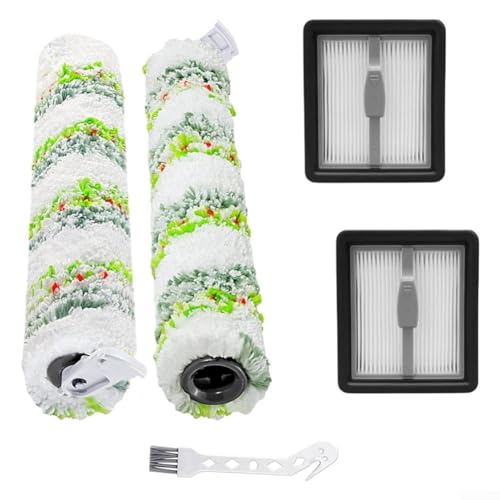 Vilgftyiet Ersatzteile für Bissell 35151/3512 Crosswave für HydroSteam Pro Multi-Surface, Inhalt: 2 x Filter, 2 x Rollenbürste und 1 x Reinigungsbürste. Vilgftyiet Ersatzteile für Bissell 35151/3512 Crosswave für HydroSteam Pro Multi-Surface, Inhalt: 2 x Filter, 2 x Rollenbürste und 1 x Reinigungsbürste. von Vilgftyiet