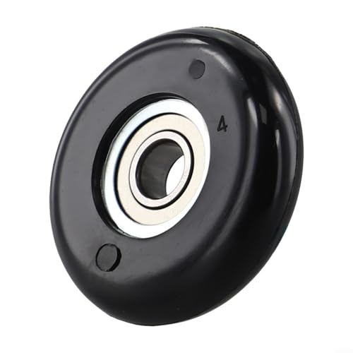 Vilgftyiet Rudergerät-Ersatz-Sitzrad mit Premium-Kugellager, 8 x 40 x 10 mm, robuste Nylon-Stahl-Bewegungsrolle für Fitnessgeräte, leichtgängiges Übungszubehör, schwarz, 1 Stück Vilgftyiet Rudergerät-Ersatz-Sitzrad mit Premium-Kugellager, 8 x 40 x 10 mm, robuste Nylon-Stahl-Bewegungsrolle für Fitnessgeräte, leichtgängiges Übungszubehör, schwarz, 1 Stück von Vilgftyiet