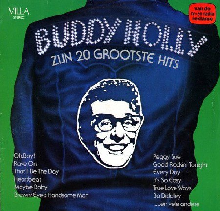 Buddy Holly - Zijn 20 Grootste Hits - 12" LP 1977 - Villa ADEH 29 - Netherlands Press Buddy Holly - Zijn 20 Grootste Hits - 12" LP 1977 - Villa ADEH 29 - Netherlands Press von Disca
