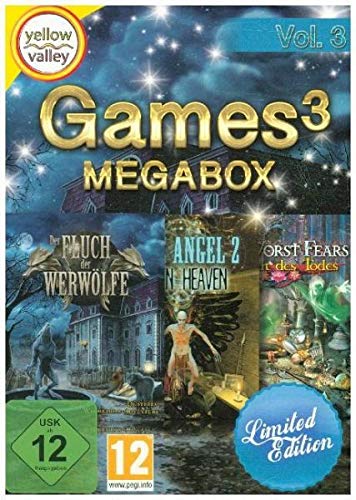 Games3 MegaBox.Vol.3,3 DVD-ROMs (Limited Yellow Valley Version): Der Fluch der Werwölfe; Jane Angel 2; Our Worst Fears von Villarreal CF
