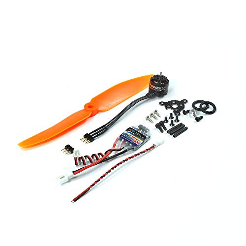 1S 3.7V Micro Brushless Motor MC1106-3800KV mit ESC Power Combo Verwendet für Fixed Wing Micro Indoor Airplane F3P Modellflugzeug (C1106-P2) von VilogaRC