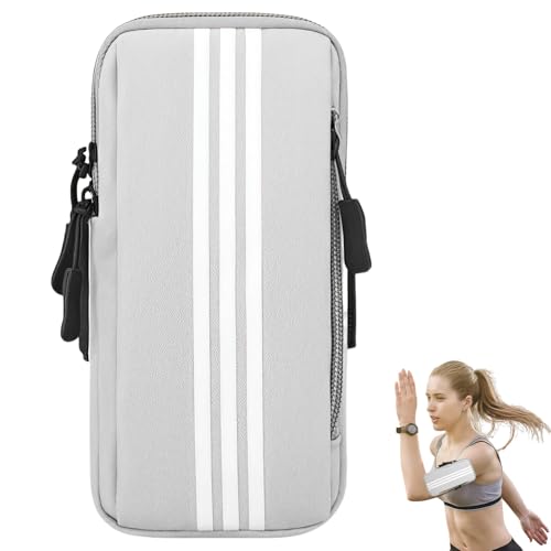 Lauftasche Jogging, Handytasche Joggen Handy Armband, Clever Gestaltet Mit Unabhängigen und Einfaches An und Ausziehen, Laufen Zubehör Für Laufen Workout Joggen und Fitness (Grau) Lauftasche Jogging, Handytasche Joggen Handy Armband, Clever Gestaltet Mit Unabhängigen und Einfaches An und Ausziehen, Laufen Zubehör Für Laufen Workout Joggen und Fitness (Grau) von Vimmvid