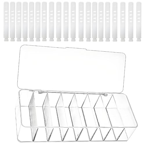 Vimmvid 21 Stück Kabel Organizer Box, Kabelaufbewahrung und 20 Kabelbindern Transparent Aufbewahrungsbox für Kabel Aufbewahrungsbox Cable Organizer Box für Büro Vimmvid 21 Stück Kabel Organizer Box, Kabelaufbewahrung und 20 Kabelbindern Transparent Aufbewahrungsbox für Kabel Aufbewahrungsbox Cable Organizer Box für Büro von Vimmvid