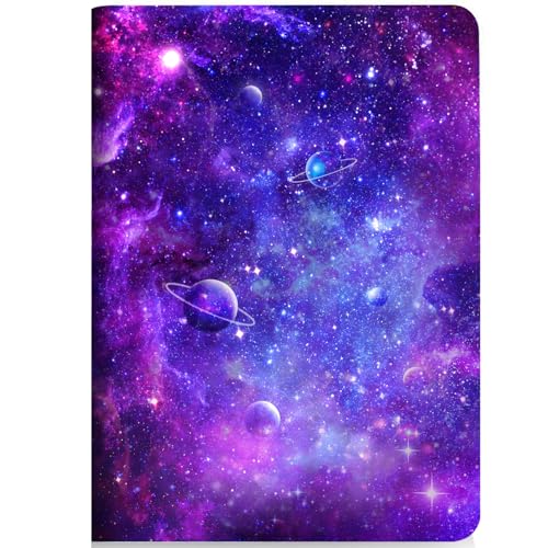 Vimorco Schutzhülle für iPad 10. / (A16) 11. Generation, unterstützt Touch-ID, für iPadCover 11. / 10. Generation, Verstellbarer Winkel, automatische Wake/Sleep-Funktion, violetter Weltraumplanet von Vimorco