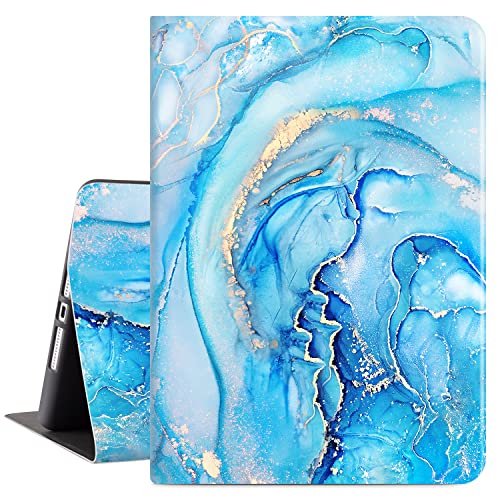 Vimorco Schutzhülle für iPad 10.2 2019/2020/2021, für iPad 7./8./9. Generation, Premium-Leder-Schutzhülle, Smart Cover, Auto Sleep/Wake, Multi-Angle Stand Leder Cover für iPad 7 8 9 Gen, Blau Marmor Vimorco Schutzhülle für iPad 10.2 2019/2020/2021, für iPad 7./8./9. Generation, Premium-Leder-Schutzhülle, Smart Cover, Auto Sleep/Wake, Multi-Angle Stand Leder Cover für iPad 7 8 9 Gen, Blau Marmor von Vimorco