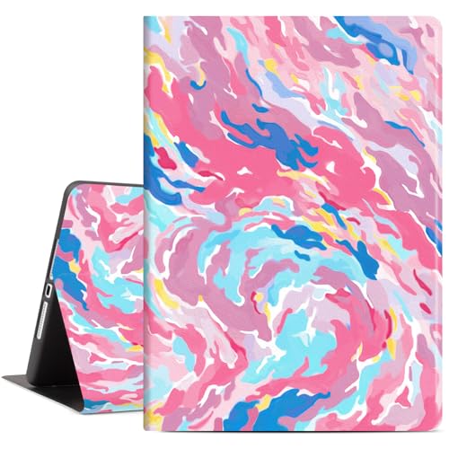 Vimorco Schutzhülle für iPad der 10. Generation 2022, Multi-Angle-Ansicht, 10,9 Zoll (27,7 cm), Hartschalenabdeckung, Folio-Aufstellfunktion, automatische Wake/Sleep-Schutzhülle für Frauen, Zyklon von Vimorco