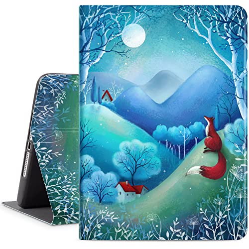 Vimorco iPad Hülle 6. / 5. Generation 2018/2017, iPad 9,7 Zoll Hülle für iPad 6. / 5. Generation, verstellbarer Winkel, automatischer Wake/Sleep, iPad Air 2/Air Case Folio Standhülle (Cute Fox) von Vimorco