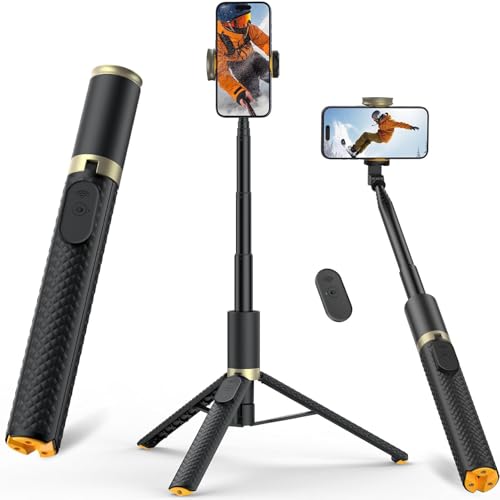 Vimose 158cm Handy Stativ- All in 1 Selfie Stick mit Fernbedienung, tragbares Reisestativ für Selfies Videoaufnahmen Vlog, ausziehbarer Stativ für SmartphoneTripod für iPhone Android Samsung Vimose 158cm Handy Stativ- All in 1 Selfie Stick mit Fernbedienung, tragbares Reisestativ für Selfies Videoaufnahmen Vlog, ausziehbarer Stativ für SmartphoneTripod für iPhone Android Samsung von Vimose