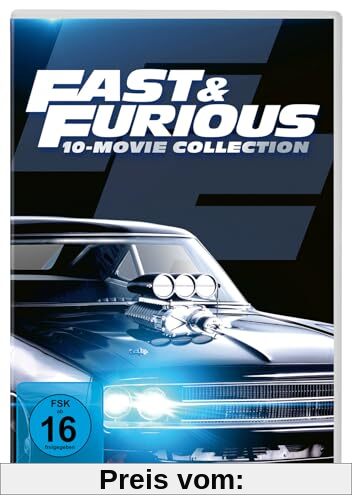 Fast & Furious - 10-Movie-Collection [DVD] von Vin Diesel