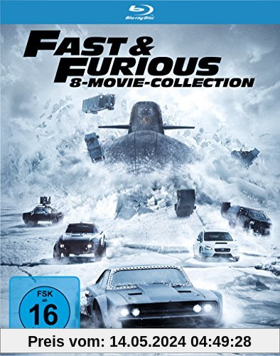 Fast & Furious - 8 Movie Collection [Blu-ray] von Vin Diesel