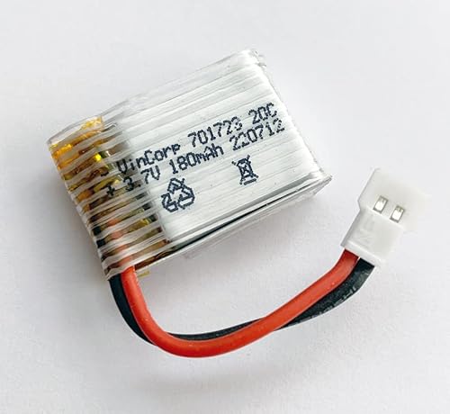 VinCorp 1x 3,7v 180mAh 1S 20C Lipo RC Akku Batterie 701723 Walkera Drohnen Helikopter Heli Drone z.B: passend für Amewi Firestorm Syma von VinCorp