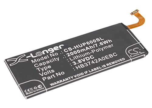 2000mAh Battery for Huawei Ascend P6, HB3742A0EBC, Ascend P6-U06, Ascend P6-C00 2000mAh Battery for Huawei Ascend P6, HB3742A0EBC, Ascend P6-U06, Ascend P6-C00 von VI VINTRONS