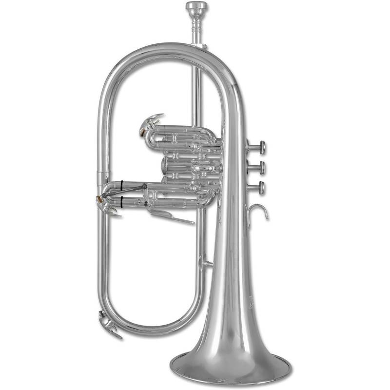 Vincent Bach FH501S Bb Flugelhorn with Case (152.4mm, Silver-Plated) von Vincent Bach