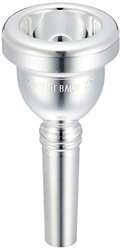 Vincent Bach Mundstück Tenorposaune standard Serie 350 Modell 7C, 3507C, Silber, Medium Shallow Cup Depth, 24.75mm Cup Dia. von Vincent Bach