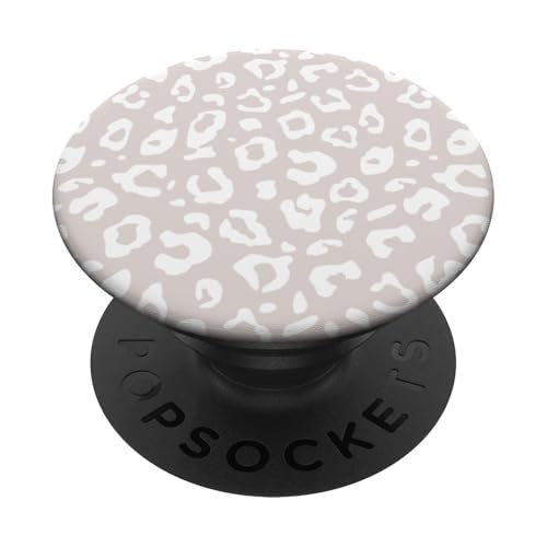 Chic Neutral Taupe & White Leopard Animal Print Pattern PopSockets PopGrip: Ausziehbarer Sockel und Griff für Handys/Tablets mit Tauschbarem Top PopSockets Klebender PopGrip Chic Neutral Taupe & White Leopard Animal Print Pattern PopSockets PopGrip: Ausziehbarer Sockel und Griff für Handys/Tablets mit Tauschbarem Top PopSockets Klebender PopGrip von Vine Mercantile