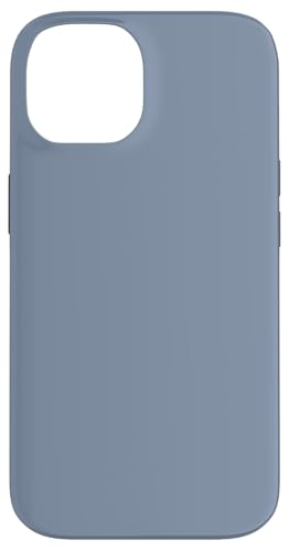 Hülle für iPhone 14 Einfach schick einfarbig helles staubiges Schieferblau von Vine Mercantile