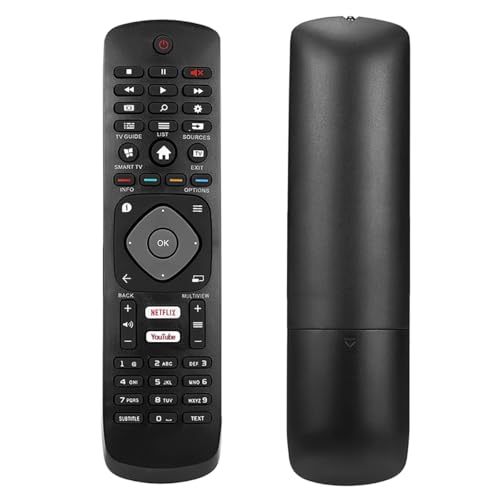 Ersatz-Fernbedienung Philips TV, geeignet für Philips 4K UHD HDR Smart TV, mit Netflxi Universal-Fernbedienung, keine Konfiguration erforderlich Fernbedienung Ersatz-Fernbedienung Philips TV, geeignet für Philips 4K UHD HDR Smart TV, mit Netflxi Universal-Fernbedienung, keine Konfiguration erforderlich Fernbedienung von Vinmooog