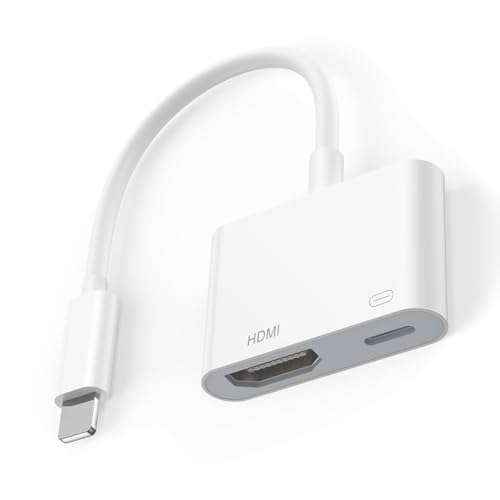 Light-ning HDMI Adapter i-pad hdmi Adapter Light-ning auf HDMI Digital AV Adapter für Phone, HDMI Adapter 1080P/720P Video & Audio Sync Bildschirm Konverter für TV/HDTV/Monitor/Projektor Phone/i-Pad Light-ning HDMI Adapter i-pad hdmi Adapter Light-ning auf HDMI Digital AV Adapter für Phone, HDMI Adapter 1080P/720P Video & Audio Sync Bildschirm Konverter für TV/HDTV/Monitor/Projektor Phone/i-Pad von Vinmooog