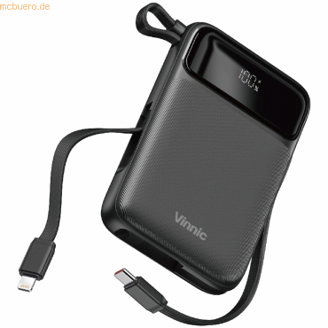 Vinnicpower Vinnic DAMAVAND 3 USB-C 18W 10000mAh Magnetic Powerbank, B Vinnicpower Vinnic DAMAVAND 3 USB-C 18W 10000mAh Magnetic Powerbank, B von Vinnicpower