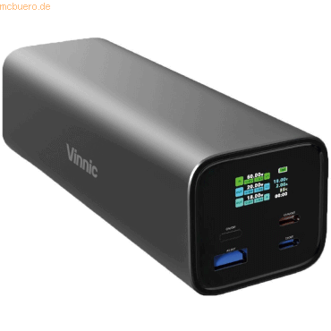 Vinnicpower Vinnic Mount Parker 2 27000mAh Powerbank Titanium von Vinnicpower