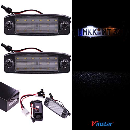 VINSTAR LED Kennzeichenbeleuchtung E-geprüft CAN-Bus 18 LEDs je Modul 6000 Kelvin kompatibel mit Sportage SL 2011-2015 VINSTAR LED Kennzeichenbeleuchtung E-geprüft CAN-Bus 18 LEDs je Modul 6000 Kelvin kompatibel mit Sportage SL 2011-2015 von VINSTAR