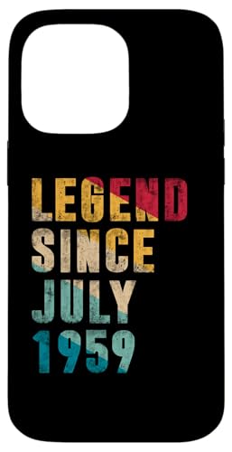 Legend Since Juli 1959 Funny 66 Year Old Retro 66th Birthday Hülle für iPhone 14 Pro Max Legend Since Juli 1959 Funny 66 Year Old Retro 66th Birthday Hülle für iPhone 14 Pro Max von Vintage Anniversary Birthday Awesome Gifts By Mj