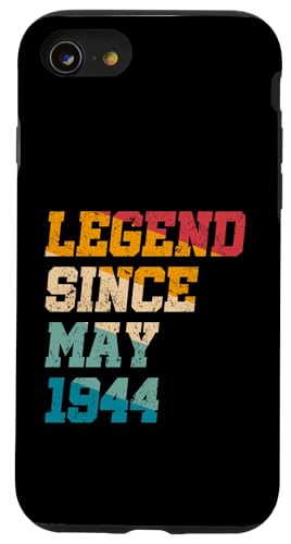 Legend Since May 1944 Lustiger 81. Geburtstag im Retro-Look, 81 Jahre alt Hülle für iPhone SE (2020) / 7 / 8 von Vintage Anniversary Birthday Awesome Gifts By Mj