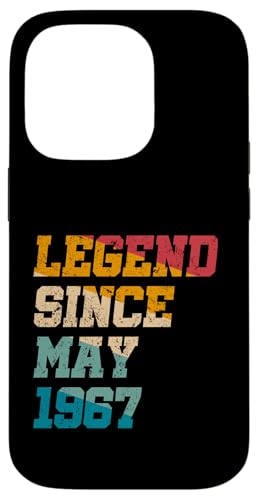 Legend Since May 1967 Lustiger 58. Geburtstag im Retro-Look, 58 Jahre Hülle für iPhone 14 Pro Legend Since May 1967 Lustiger 58. Geburtstag im Retro-Look, 58 Jahre Hülle für iPhone 14 Pro von Vintage Anniversary Birthday Awesome Gifts By Mj