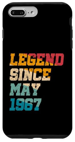 Legend Since May 1967 Lustiger 58. Geburtstag im Retro-Look, 58 Jahre Hülle für iPhone 7 Plus/8 Plus Legend Since May 1967 Lustiger 58. Geburtstag im Retro-Look, 58 Jahre Hülle für iPhone 7 Plus/8 Plus von Vintage Anniversary Birthday Awesome Gifts By Mj