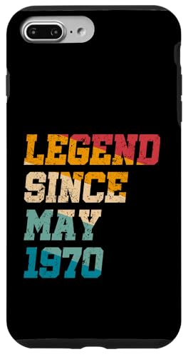 Legend Since May 1970 Lustiger 55. Geburtstag im Retro-Look, 55 Jahre Hülle für iPhone 7 Plus/8 Plus von Vintage Anniversary Birthday Awesome Gifts By Mj