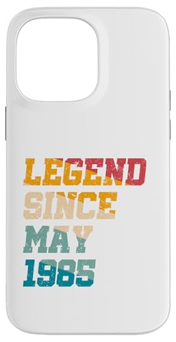 Legend Since May 1985 Lustiger 40jähriger Retro-Look zum 40. Geburtstag Hülle für iPhone 14 Pro Max Legend Since May 1985 Lustiger 40jähriger Retro-Look zum 40. Geburtstag Hülle für iPhone 14 Pro Max von Vintage Anniversary Birthday Awesome Gifts By Mj