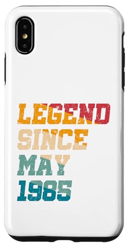 Legend Since May 1985 Lustiger 40jähriger Retro-Look zum 40. Geburtstag Hülle für iPhone XS Max Legend Since May 1985 Lustiger 40jähriger Retro-Look zum 40. Geburtstag Hülle für iPhone XS Max von Vintage Anniversary Birthday Awesome Gifts By Mj