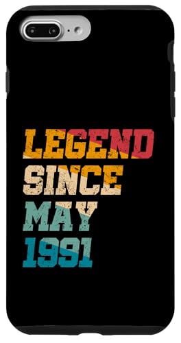 Legend Since May 1991 Lustiger 34. Geburtstag im Retro-Look, 34 Jahre alt Hülle für iPhone 7 Plus/8 Plus Legend Since May 1991 Lustiger 34. Geburtstag im Retro-Look, 34 Jahre alt Hülle für iPhone 7 Plus/8 Plus von Vintage Anniversary Birthday Awesome Gifts By Mj