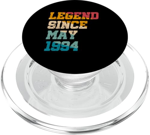 Legend Since May 1994 Lustiger 31. Geburtstag im Retro-Look, 31 Jahre alt PopSockets PopGrip für MagSafe Legend Since May 1994 Lustiger 31. Geburtstag im Retro-Look, 31 Jahre alt PopSockets PopGrip für MagSafe von Vintage Anniversary Birthday Awesome Gifts By Mj