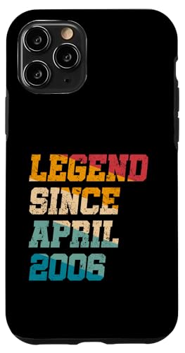 Legend Since April 2006 Lustiges Geschenk zum 19. Geburtstag Hülle für iPhone 11 Pro Legend Since April 2006 Lustiges Geschenk zum 19. Geburtstag Hülle für iPhone 11 Pro von Vintage Anniversary Birthday Novelty Gifts By Mj