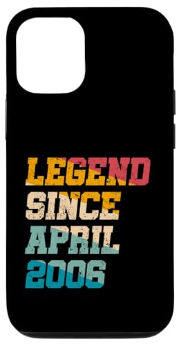 Legend Since April 2006 Lustiges Geschenk zum 19. Geburtstag Hülle für iPhone 12/12 Pro Legend Since April 2006 Lustiges Geschenk zum 19. Geburtstag Hülle für iPhone 12/12 Pro von Vintage Anniversary Birthday Novelty Gifts By Mj
