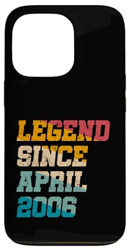 Legend Since April 2006 Lustiges Geschenk zum 19. Geburtstag Hülle für iPhone 13 Pro Legend Since April 2006 Lustiges Geschenk zum 19. Geburtstag Hülle für iPhone 13 Pro von Vintage Anniversary Birthday Novelty Gifts By Mj