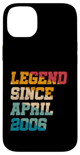 Legend Since April 2006 Lustiges Geschenk zum 19. Geburtstag Hülle für iPhone 14 Plus Legend Since April 2006 Lustiges Geschenk zum 19. Geburtstag Hülle für iPhone 14 Plus von Vintage Anniversary Birthday Novelty Gifts By Mj