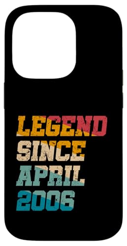 Legend Since April 2006 Lustiges Geschenk zum 19. Geburtstag Hülle für iPhone 14 Pro Legend Since April 2006 Lustiges Geschenk zum 19. Geburtstag Hülle für iPhone 14 Pro von Vintage Anniversary Birthday Novelty Gifts By Mj