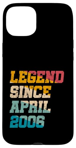 Legend Since April 2006 Lustiges Geschenk zum 19. Geburtstag Hülle für iPhone 15 Plus Legend Since April 2006 Lustiges Geschenk zum 19. Geburtstag Hülle für iPhone 15 Plus von Vintage Anniversary Birthday Novelty Gifts By Mj