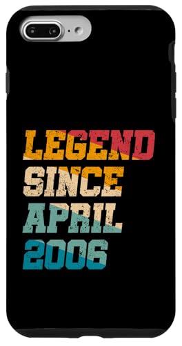 Legend Since April 2006 Lustiges Geschenk zum 19. Geburtstag Hülle für iPhone 7 Plus/8 Plus Legend Since April 2006 Lustiges Geschenk zum 19. Geburtstag Hülle für iPhone 7 Plus/8 Plus von Vintage Anniversary Birthday Novelty Gifts By Mj