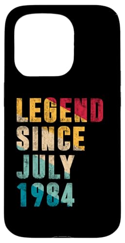Legend Since July 1984 Funny 41 Year Old Gifts 41. Birthday Hülle für iPhone 15 Pro Legend Since July 1984 Funny 41 Year Old Gifts 41. Birthday Hülle für iPhone 15 Pro von Vintage Anniversary Birthday Novelty Gifts By Mj