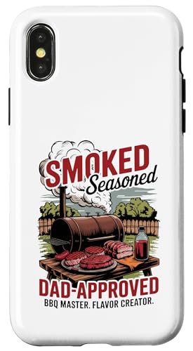 BBQ King of the Backyard - Smoked and Dad Approved Father's Hülle für iPhone X/XS BBQ King of the Backyard - Smoked and Dad Approved Father's Hülle für iPhone X/XS von Vintage BBQ Dad - Smoked Seasoned Dad Approved